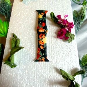 Floral print stylish Apple Watch wristband
